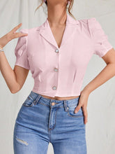 Effortless Style Crop Shirt – From Morning to Midnight